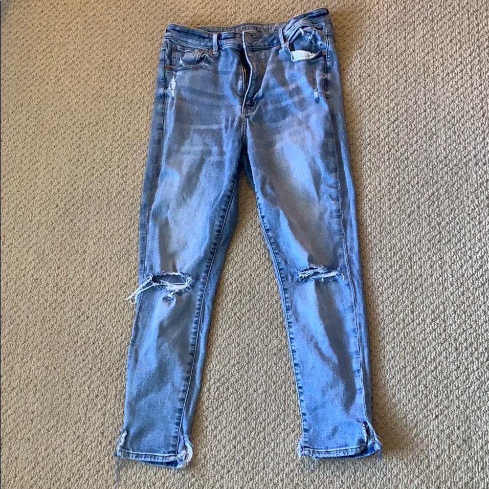 American eagle light wash jeans